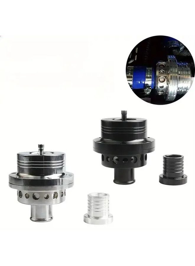 Universal Aluminum Turbo Blow Off Valve Silvery Color For BMW Honda Ford Audi VW - Image 1